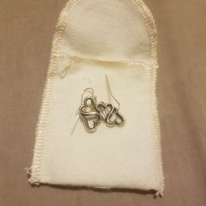 James Avery Heart to Heart Ear Hooks